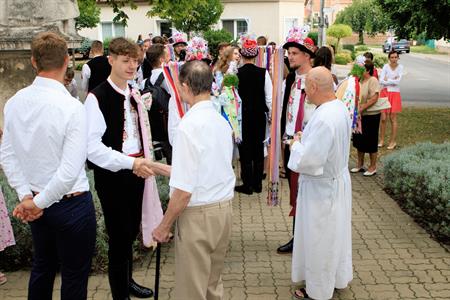 Folklor & tradice * VELKOPAVLOVICKÉ KROJOVANÉ HODY 2024 * Nedělní mše svatá a povolení hodů starostou města