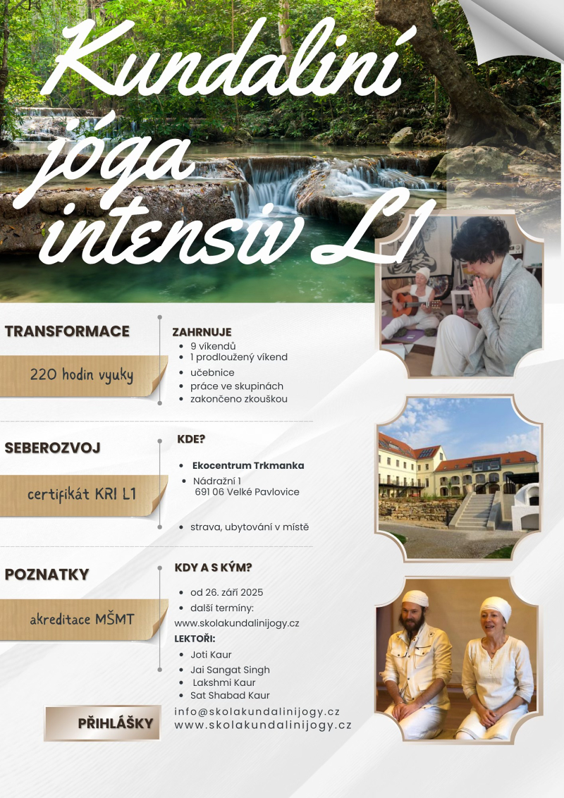 KUNDALINÍ JÓGA INTENSIV L1 - kurz