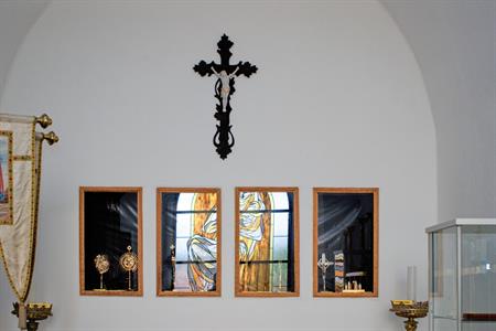Farnost * Malé muzeum ve věži velkopavlovického kostela Nanebevzetí Panny Marie