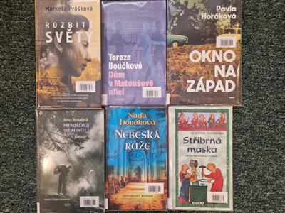 Měk * V knihovně najdete aristokratku i svatebčany, ale jen na přebalech knih