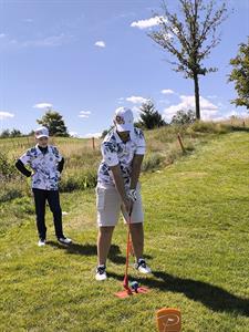 Sport * Finále GolfSixes Mini League 2025 - Bratři Mikuláš, Dominik a Šimon Prokešovi obsadili 3. místo