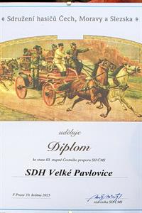 SDH * Oslavy 135. výročí založení hasičského sboru ve Velkých Pavlovicích & Loučení s prázdninami roku 2025